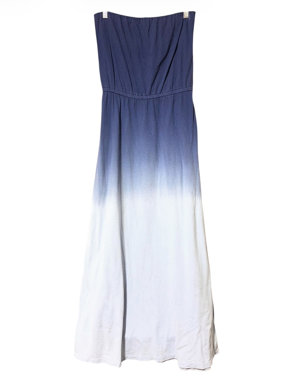 GAP Blue to White Ombre Strapless Maxi Skirt